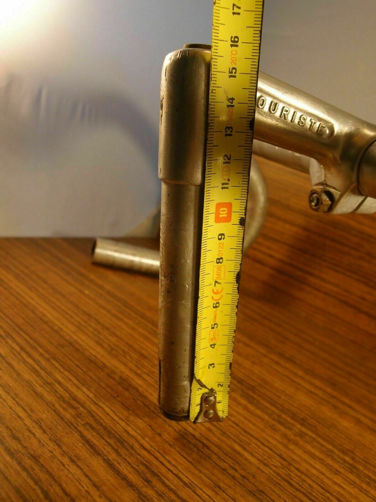 road bike aluminium drop bar 3 TTT Olimpic + quill stem 3 TTT Touriste 22 mm