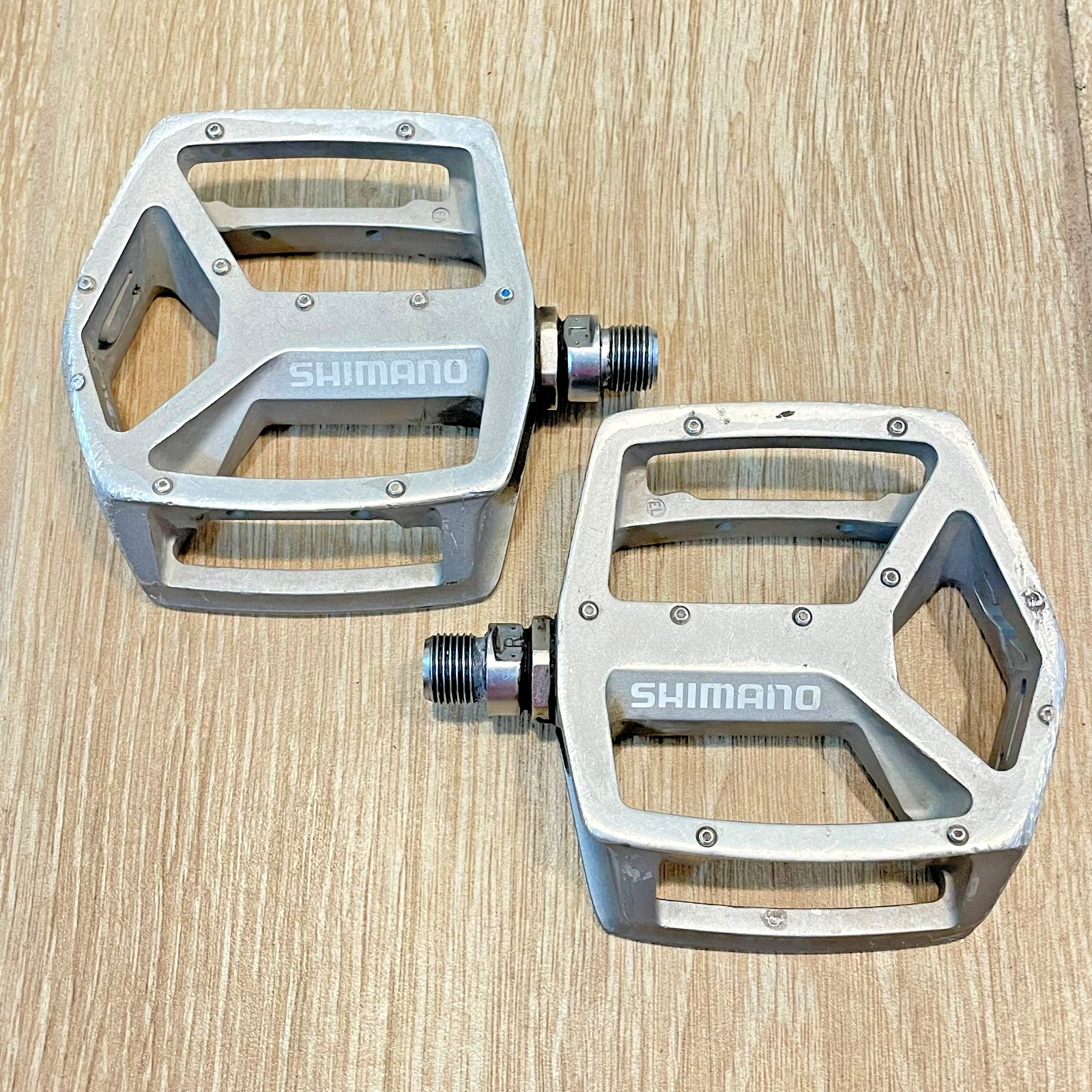 Vintage Shimano DX PD-MX30 Pedals Gray Platform MTB BMX DH Japan