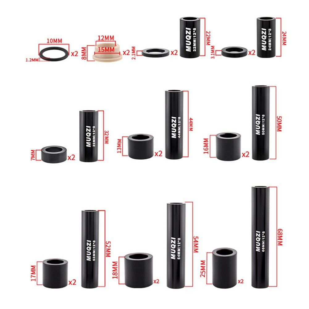 Enhanced Performance DU Bushing Kit For Rockshox 2268mm Rear Shocks