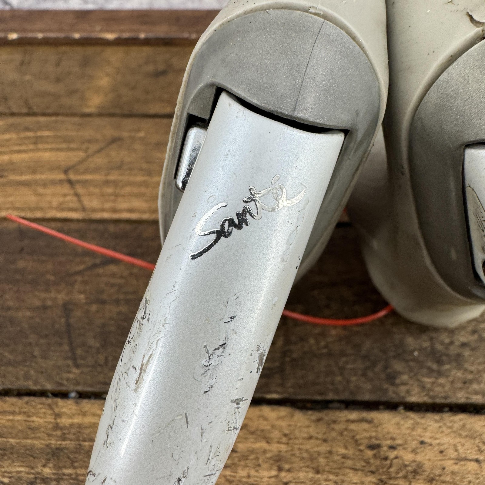Vintage Shimano Sante BL-5001 Brake Levers Pair Aero Drop Bar 23.8mm Road White