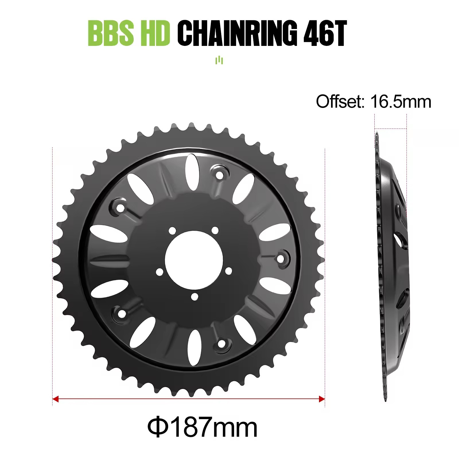 52V1000W BAFANG Mid Drive Motor Kit BBSHD DIY Ebike Conversion Kits 68-73mm US
