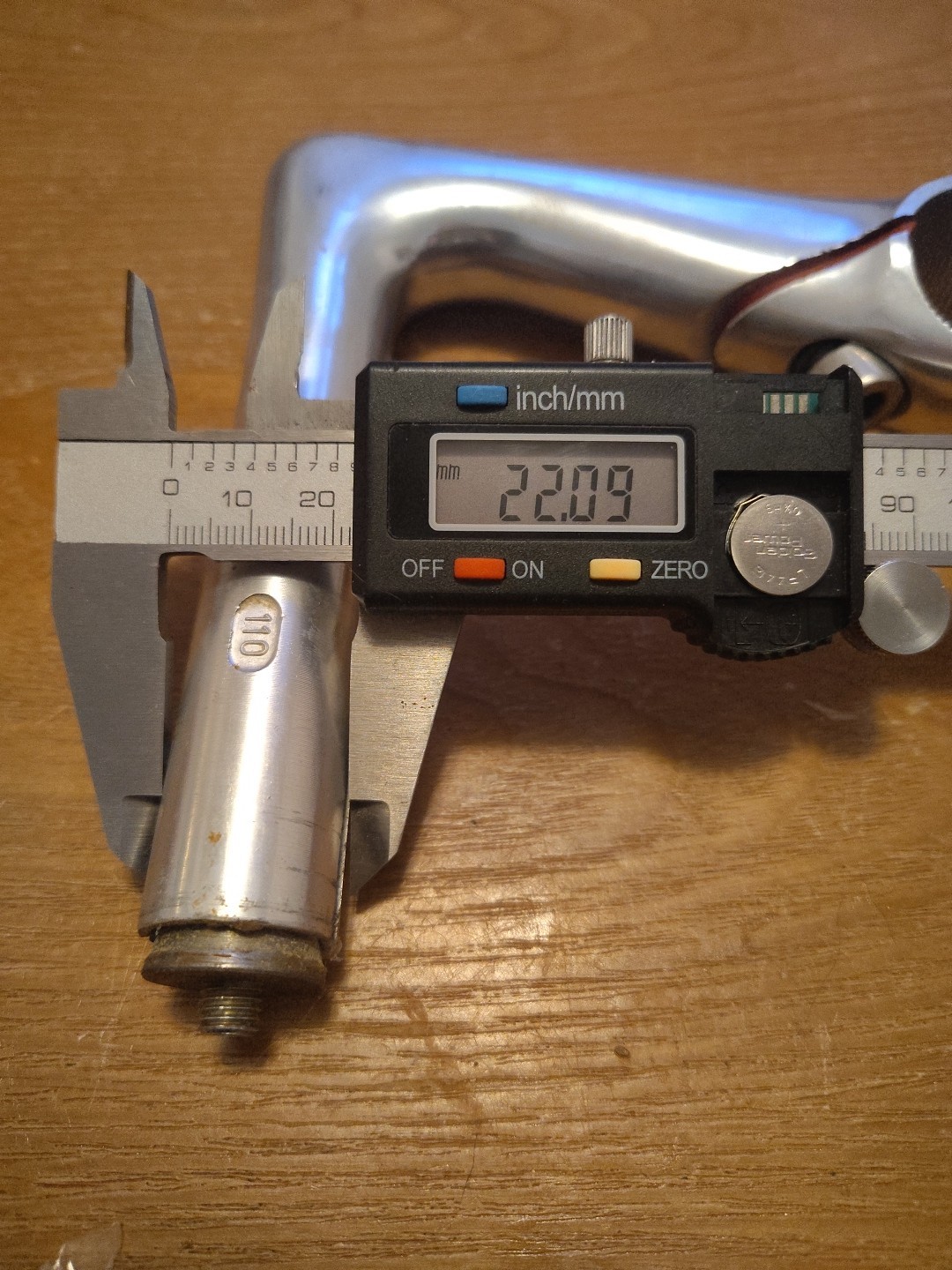 [82] Vintage Cinelli 1R Road Bike Handlebar Quill Stem C Pics 4 Measurements