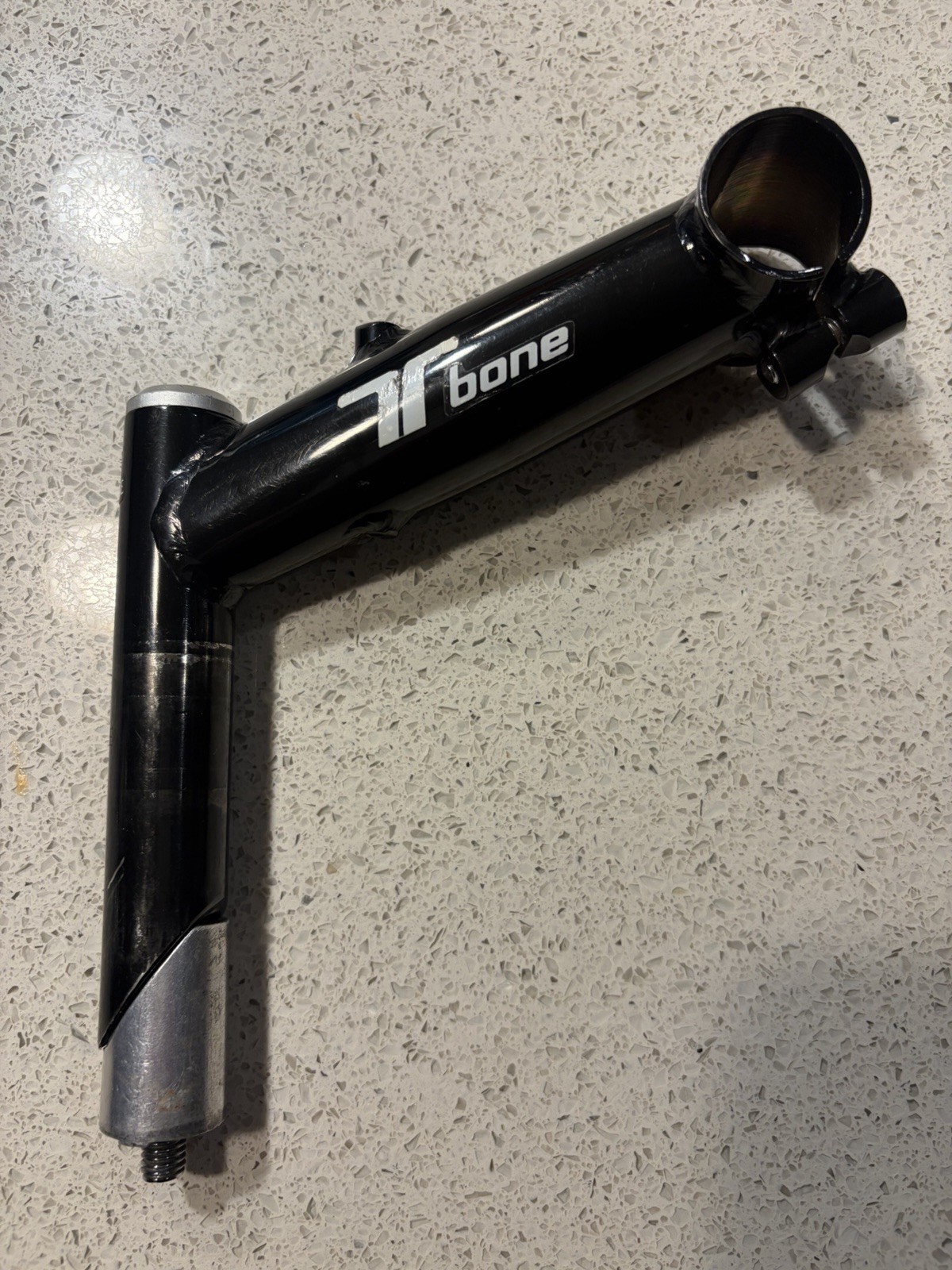 Tioga T-Bone Prestige Quill Stem Black Aluminum 1in 25.4mm Road Mountain Bike