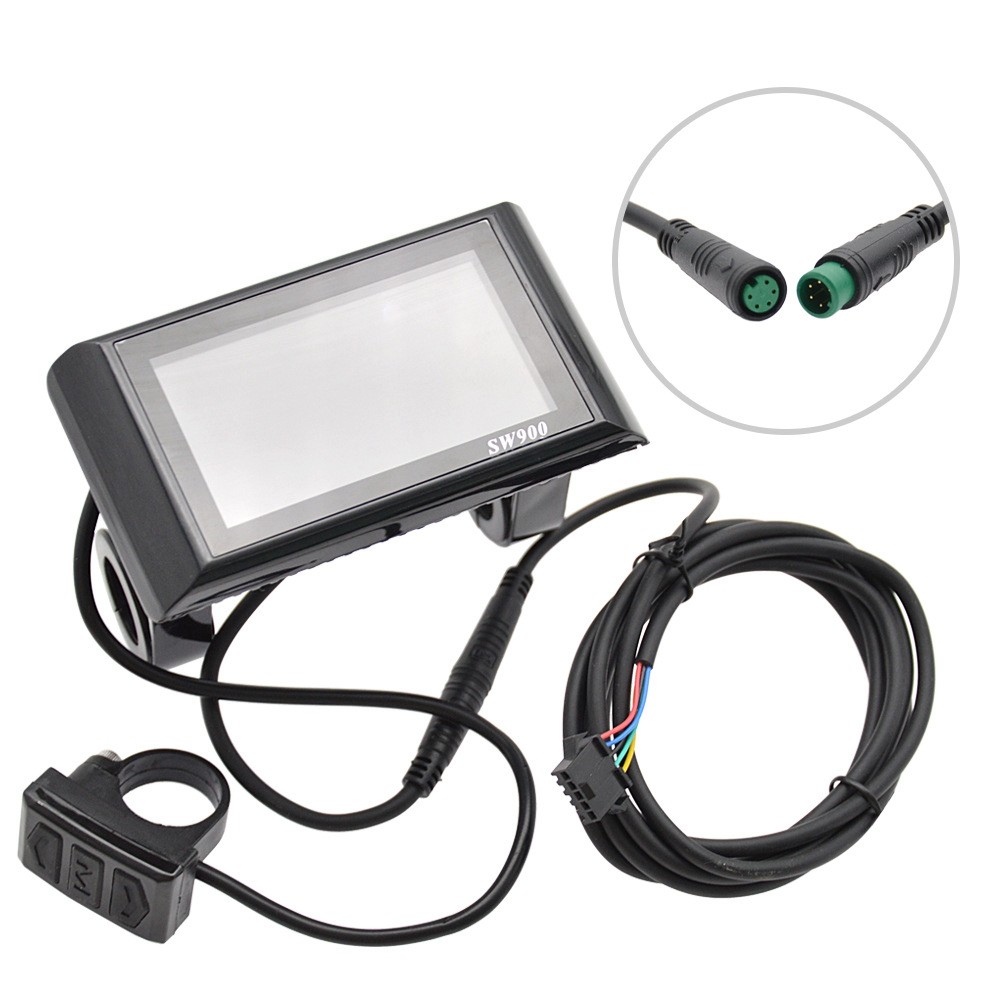 Ebike 24V/36V/48V/60V SW900 Colour Display Meter Control Panel w/NFC SM&WP 5pin