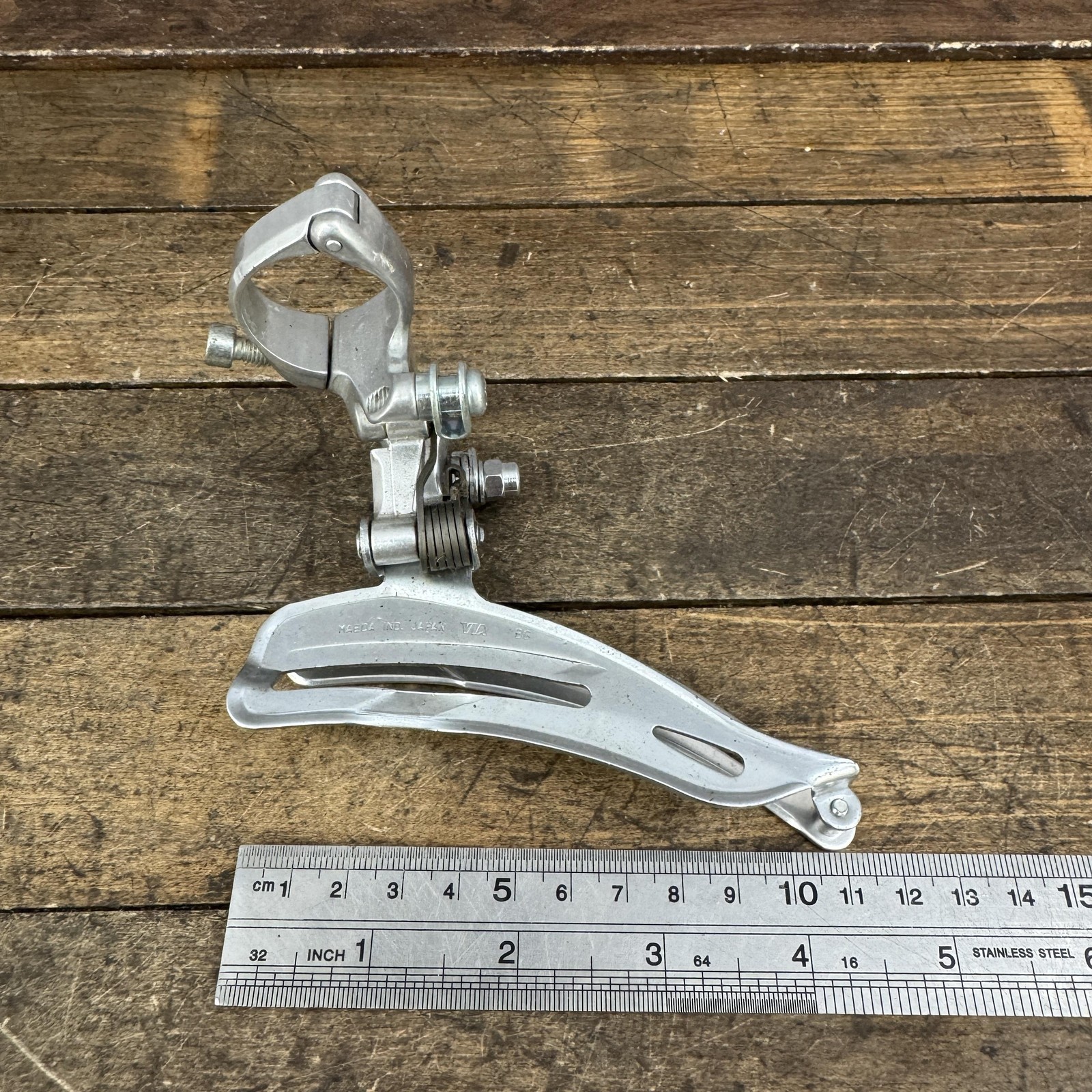 Vintage Suntour XC Front Derailleur 28.6 Clamp Triple NOS Japan Bottom Pull 80s