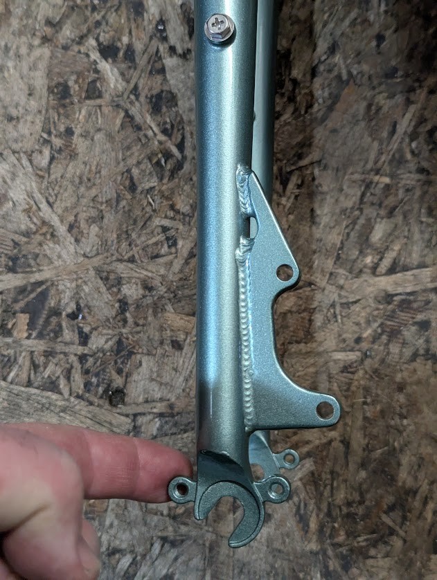 1 1/8 Threadless 26 Inch Chromoly Rigid Disc Brake fork NEW! NOS