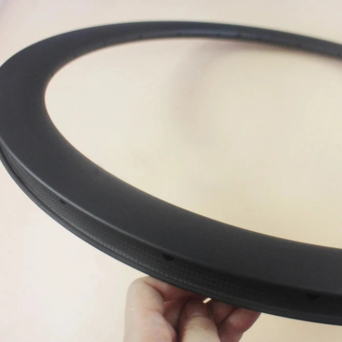 700C Carbon Road Bike Rims 60mm Depth Hookless 29mm Wide V Brake/Disc Brake