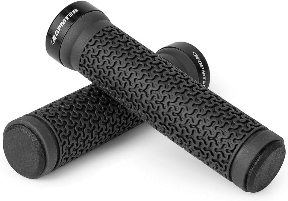 Black Bike Handlebar Grips for BMX, MTB, and Beach Cruisers – 1 Count