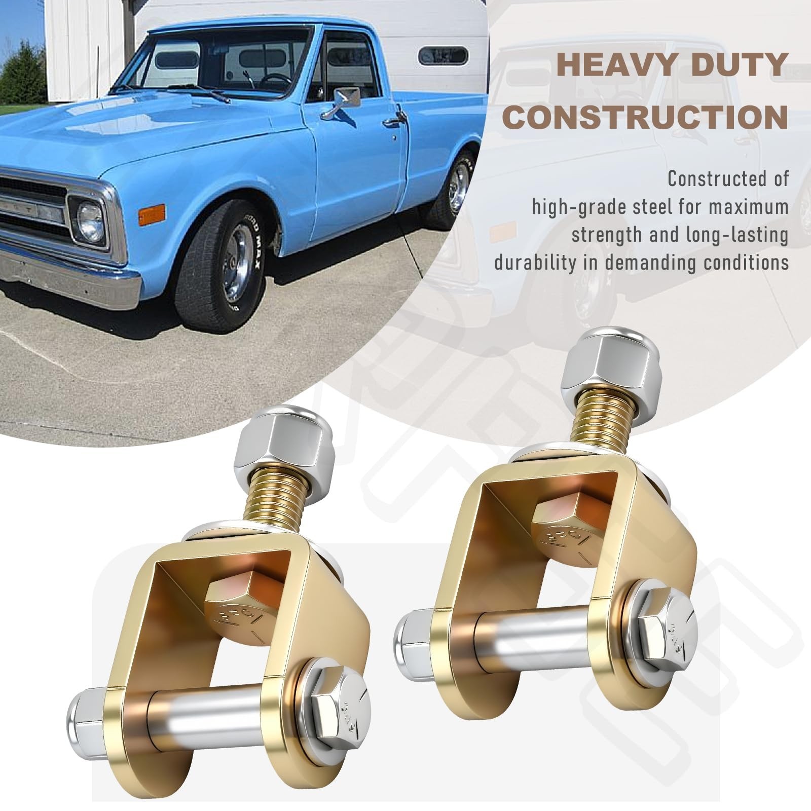 Heavy Duty Steel Shock Adapter Mount – Eyelet Conversion Mounts for Durability