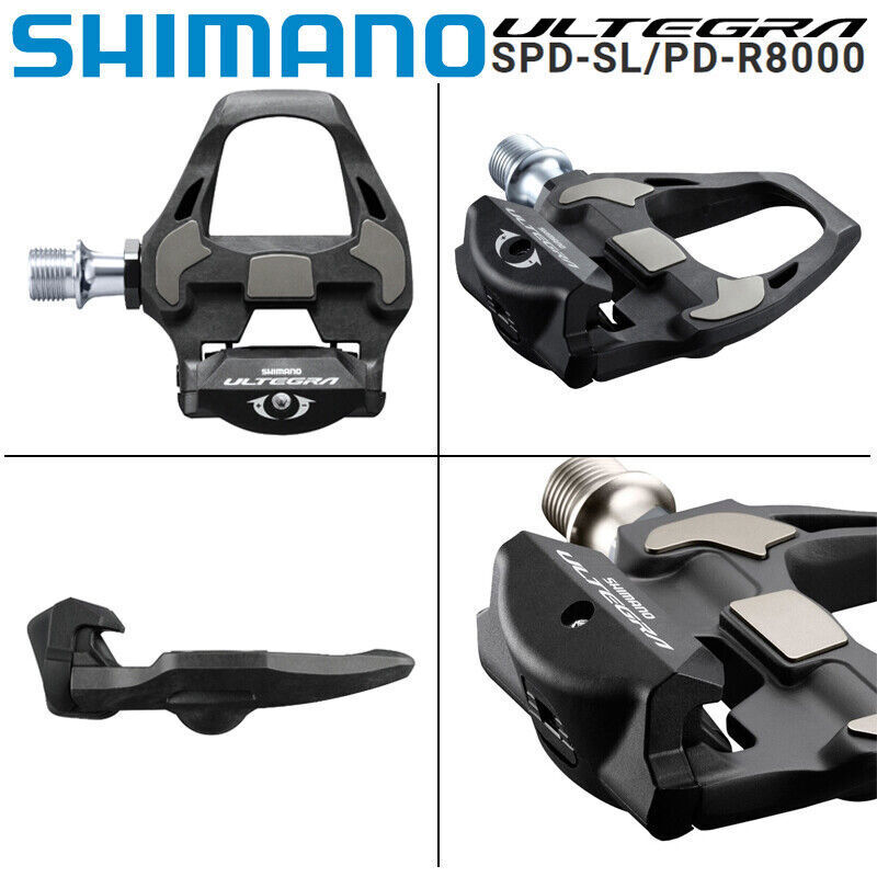 Shimano Ultegra PD-R8000 SPD-SL Carbon Pedal 9/16″ Road Bike Cycling SH11 Cleat