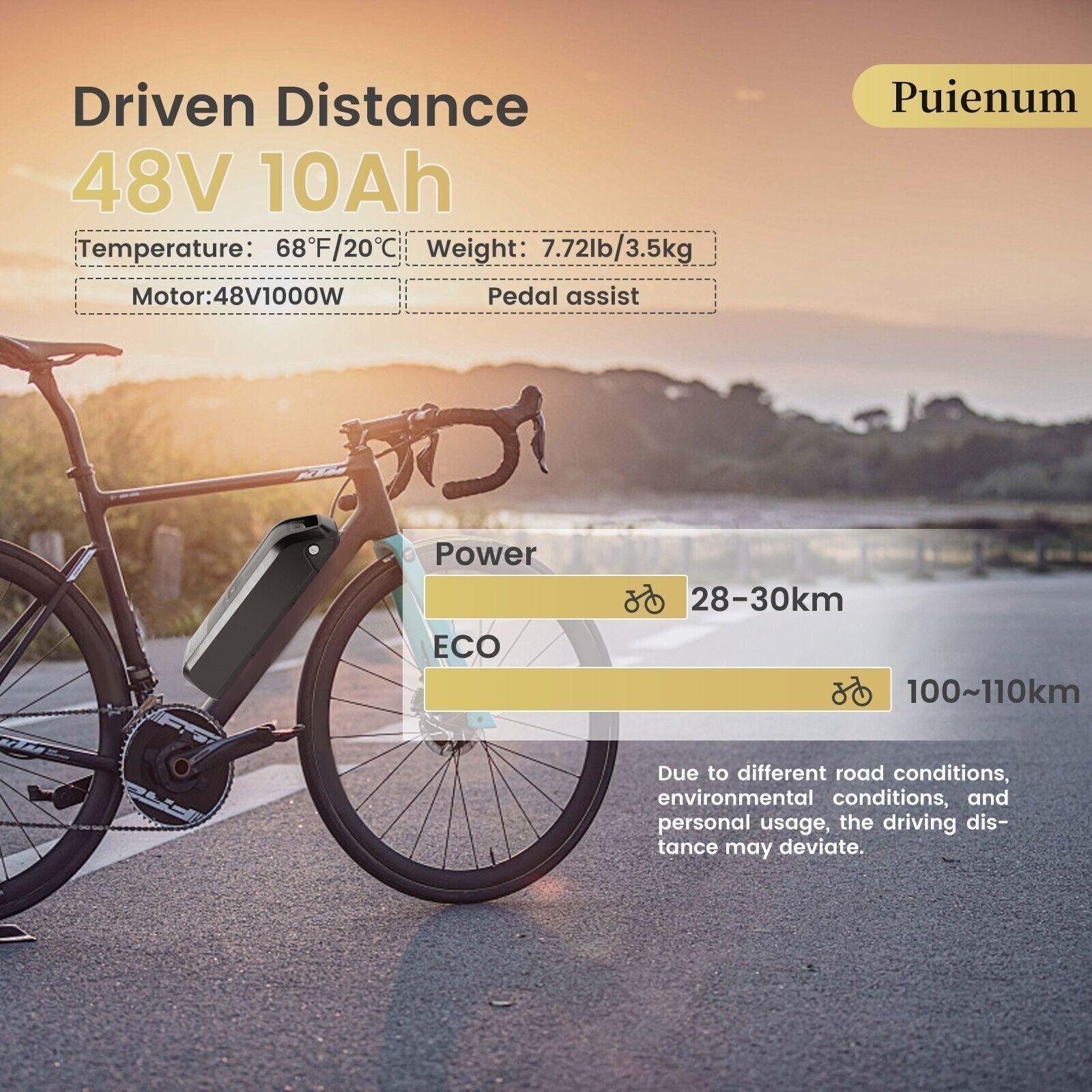 52V 48V 36V 10Ah 15Ah 20Ah 0-2000W Ebike Battery for Electric Bike Lithium 5Pin