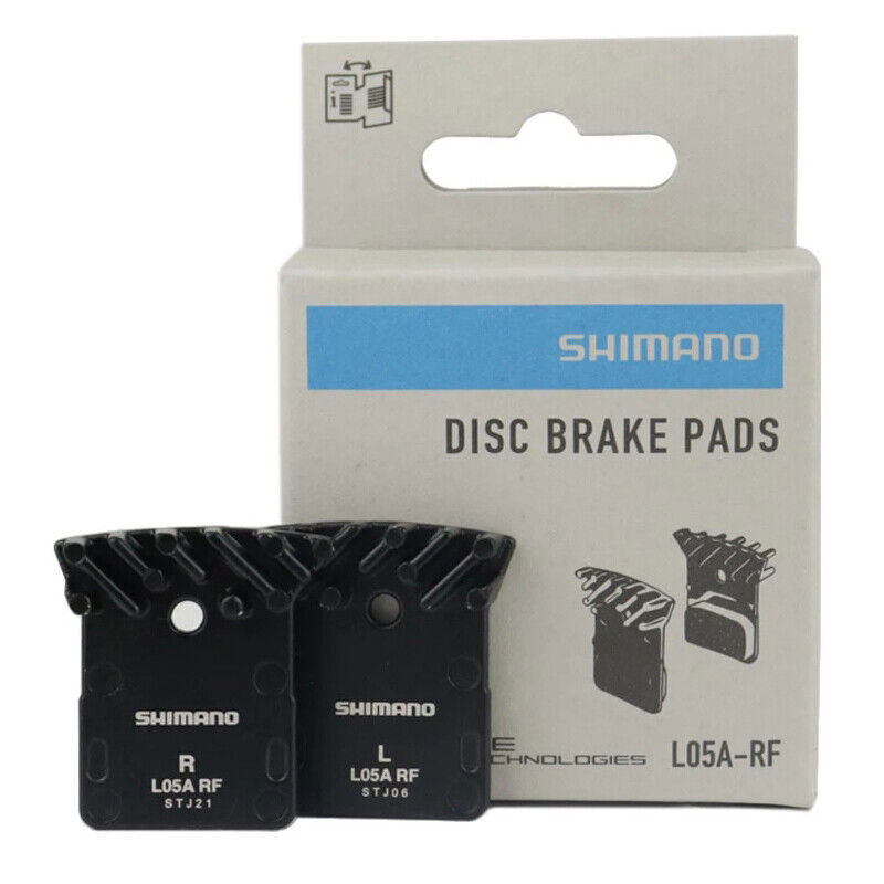 Shimano L05A-RF Bike Disc Brake Resin Pads Cooling Fin fit Dura-Ace Ultegra New