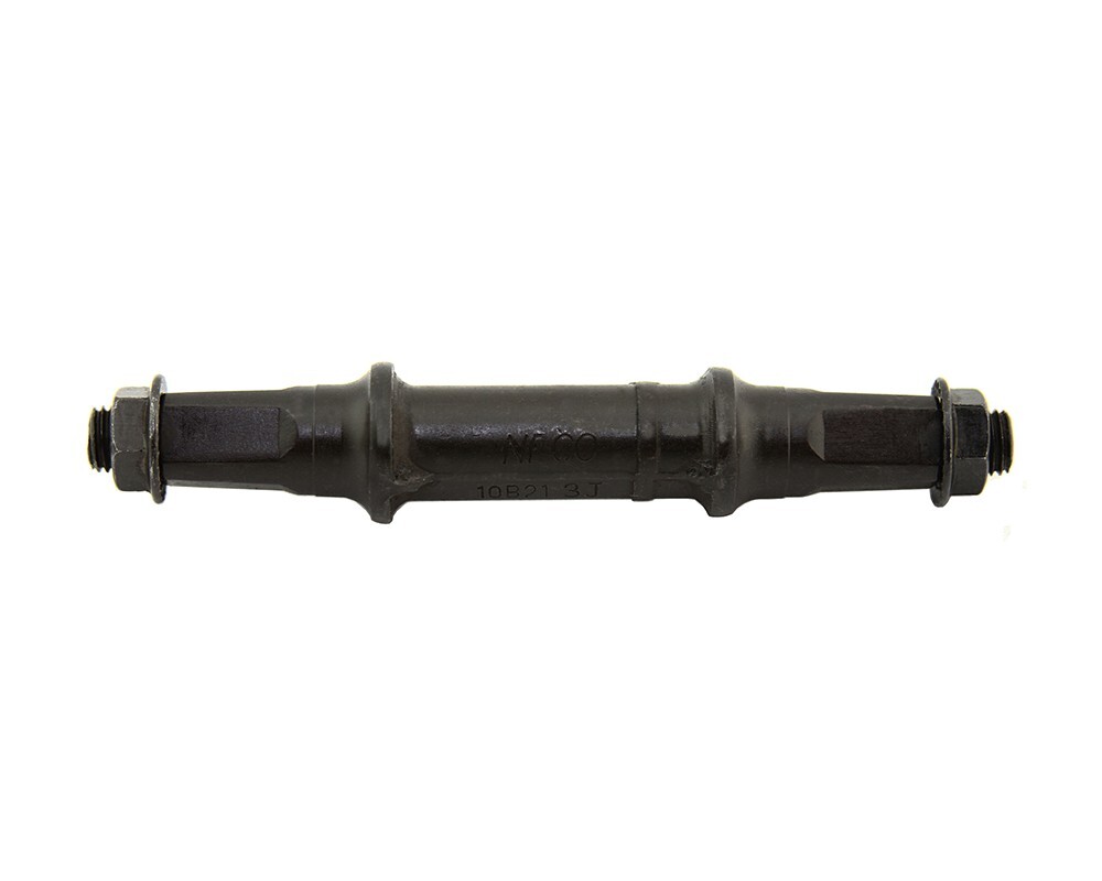 AltaLine Bicycle Cotterless Bottom Bracket Axle Square Nut Style 110.5mm Black.