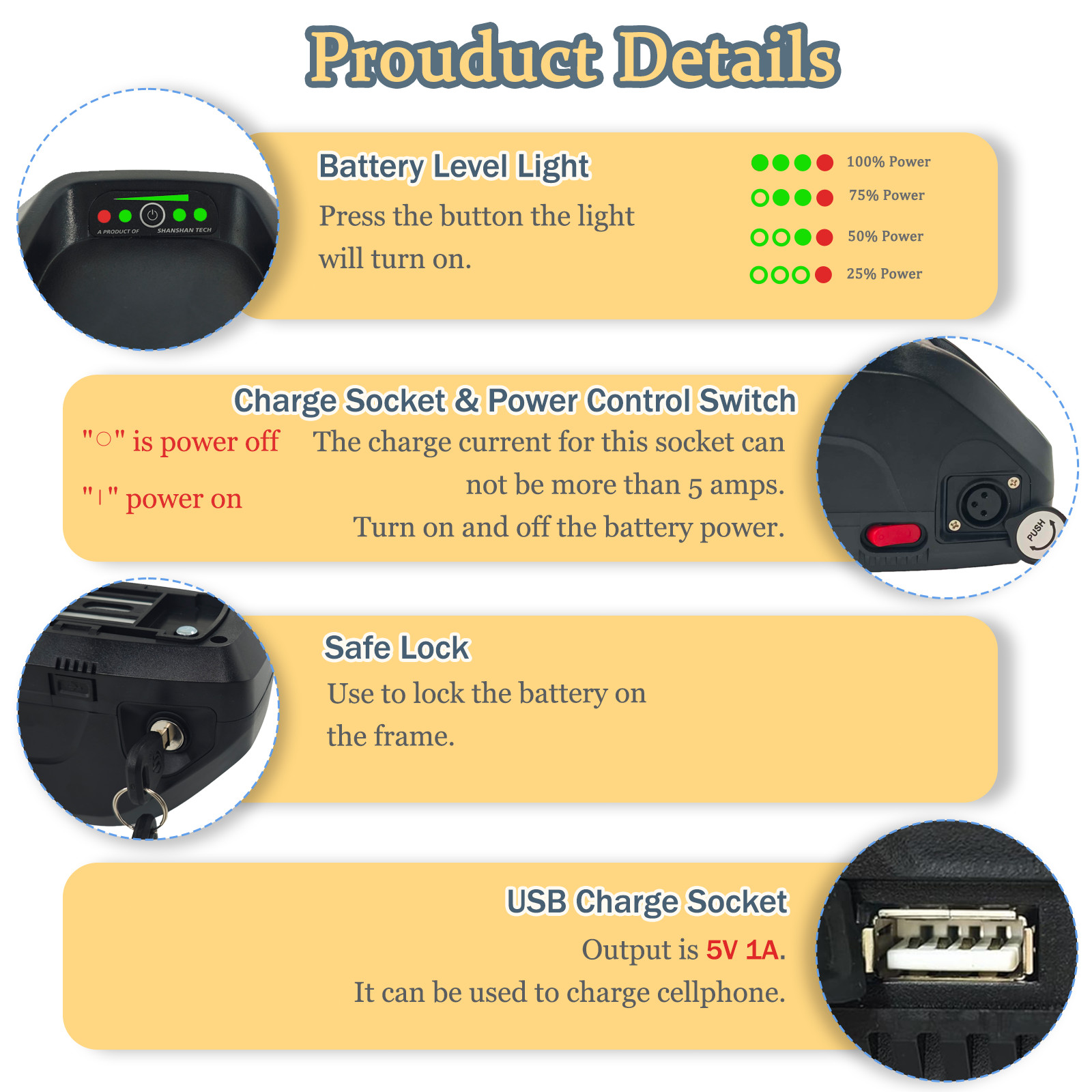 48V 0-1500W Lithium Battery 48 Volt 11Ah 15Ah 20Ah Batteries