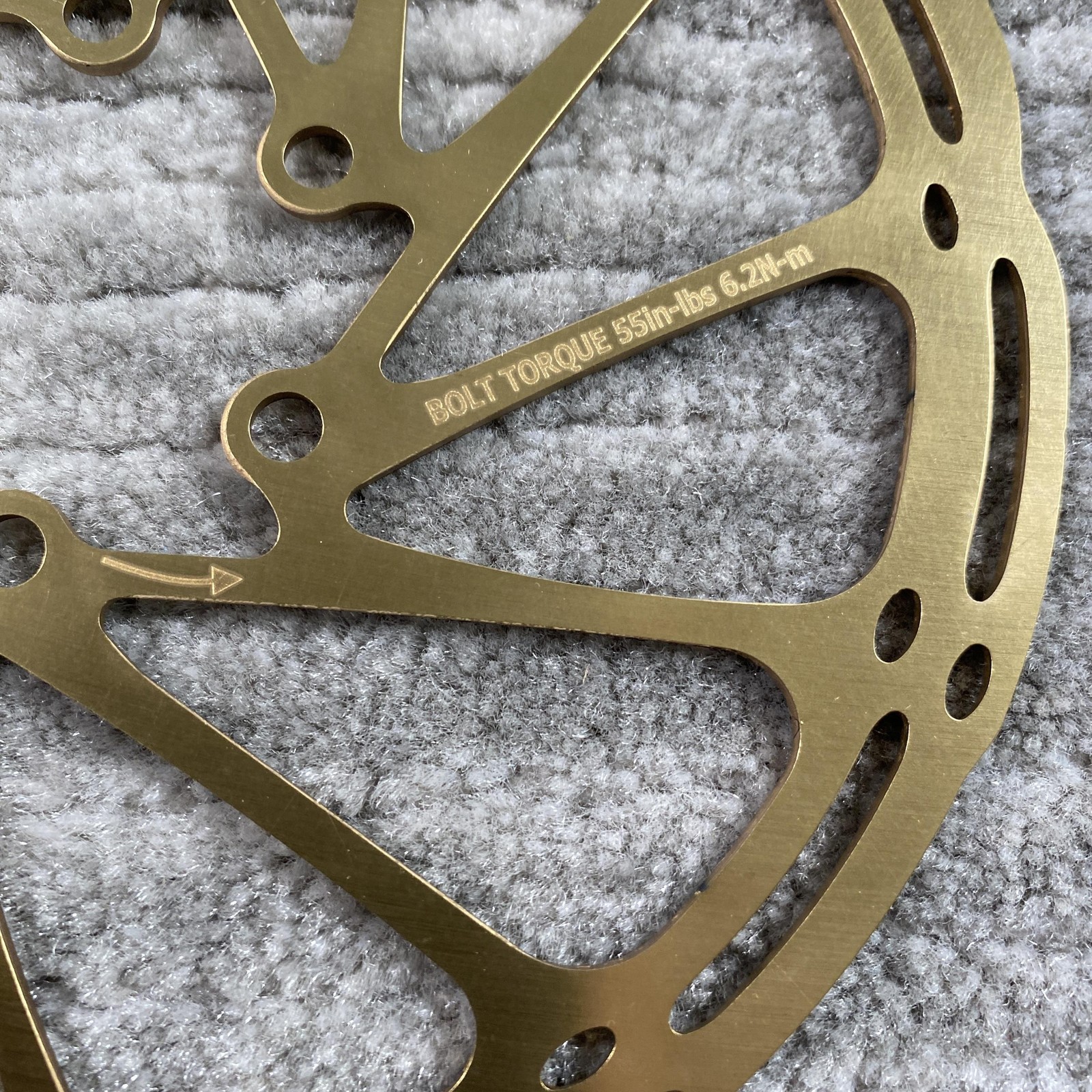 SRAM CenterLine Disc Brake Rotor 160mm 6-Bolt Gold Avid MTB Road Bike Bicycle