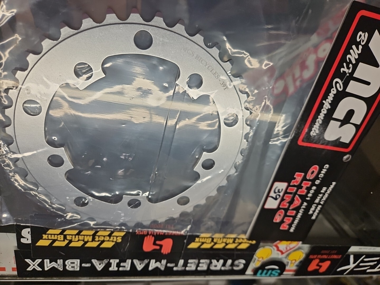 MCS CHAINRING Silver BMX BIKE SPROCKET 39t USA GT Haro SE Racing Redline JMC new