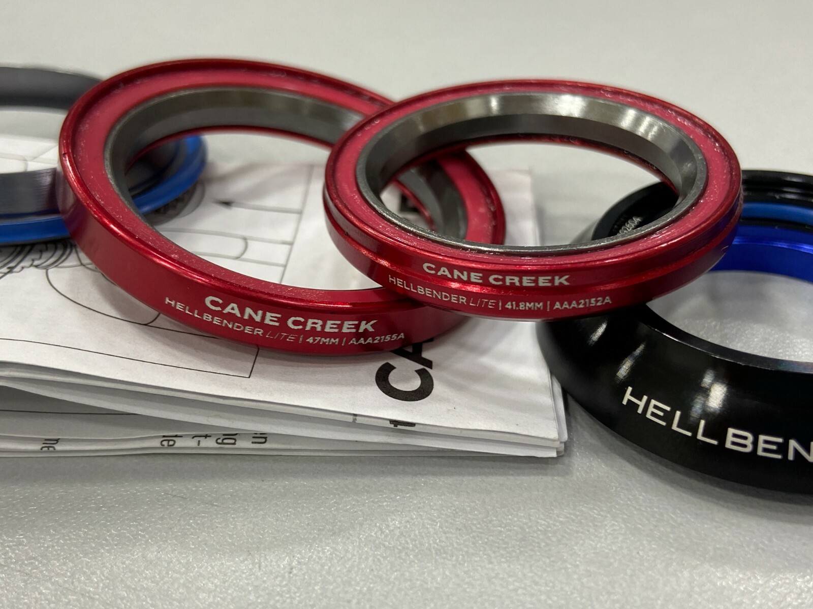 Cane Creek Hellbender 70 Lite Complete Headset IS42/28.6/H9|IS47/33 #BAA2174K
