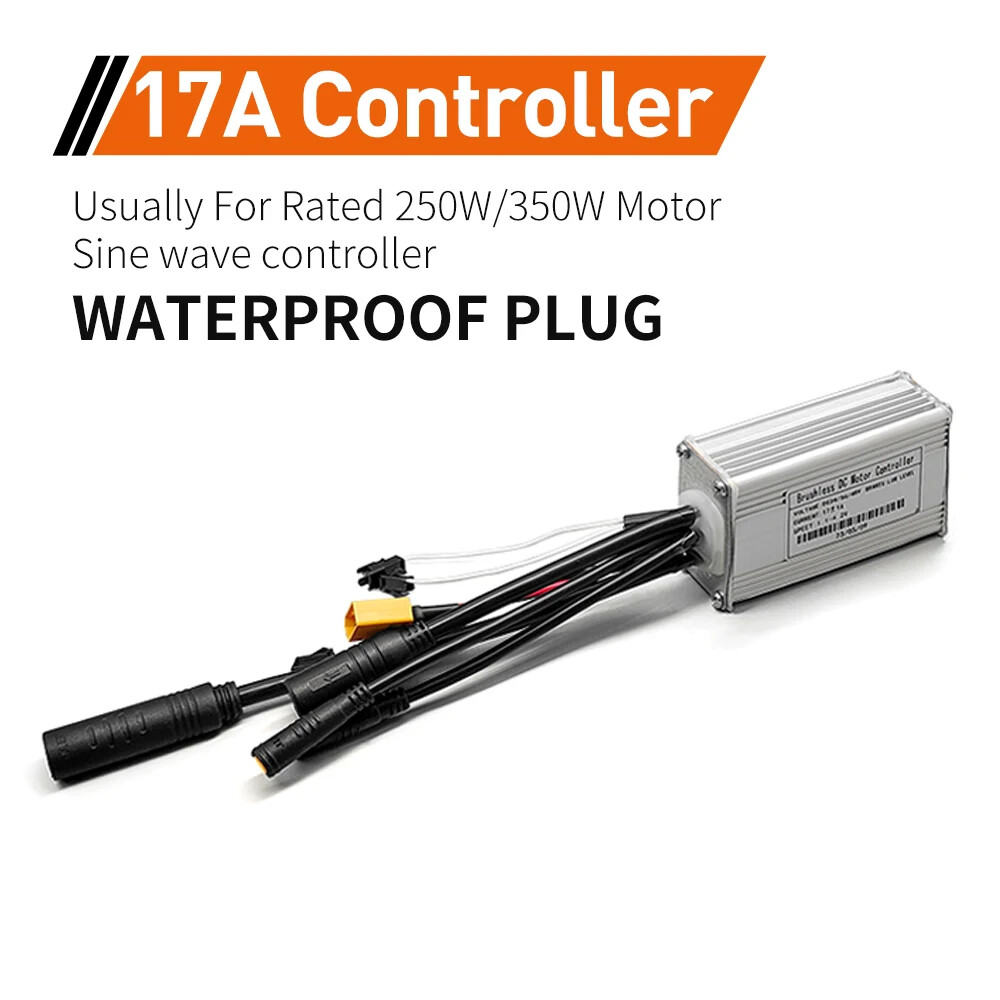 E-bike 36V/48V 17A 40A Three-Mode Sine Wave Controller with 866 LCD Display