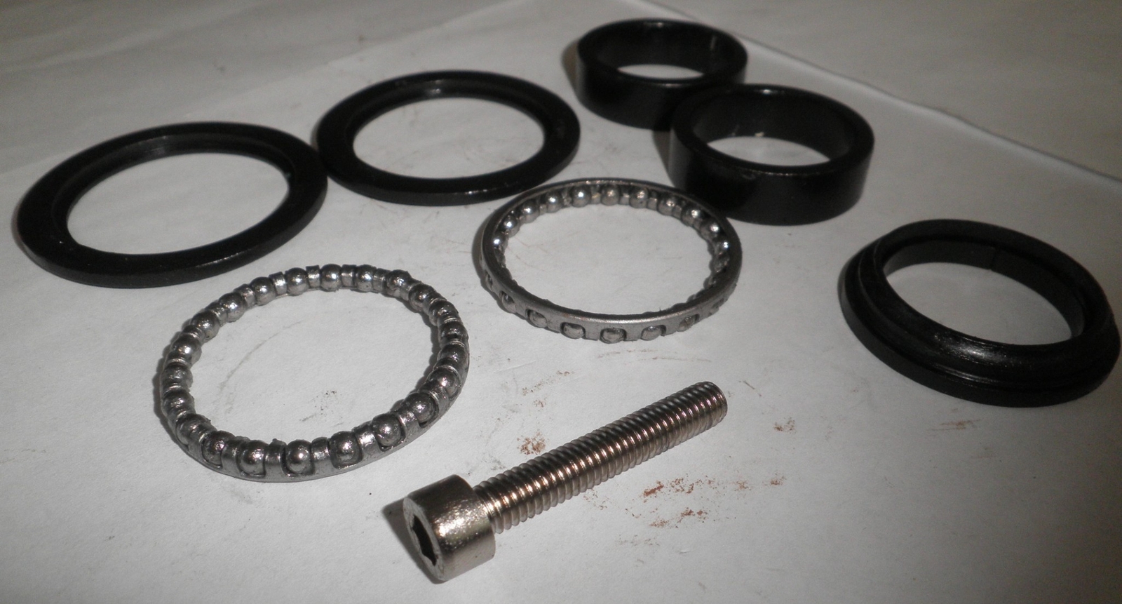BLACK BICYCLE HEAD-SET 1 1/8″ BIKE PARTS 643-6