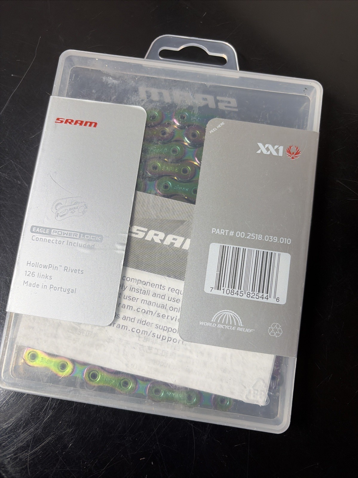 SRAM XX1 Eagle 12-Speed Chain, rainbow, 126 link