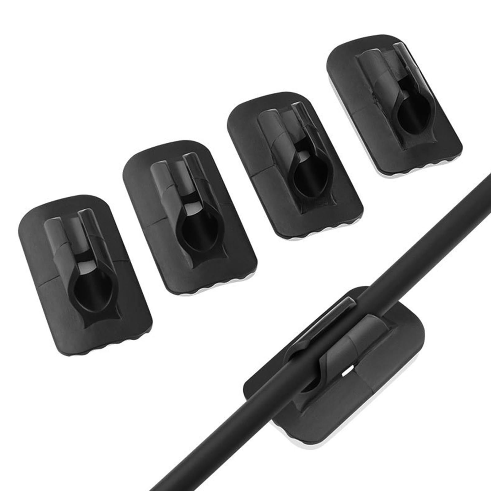 5pcs Bicycles Brake Cable Line Fixed Base with Tie Bike Cable Base Guide Road…