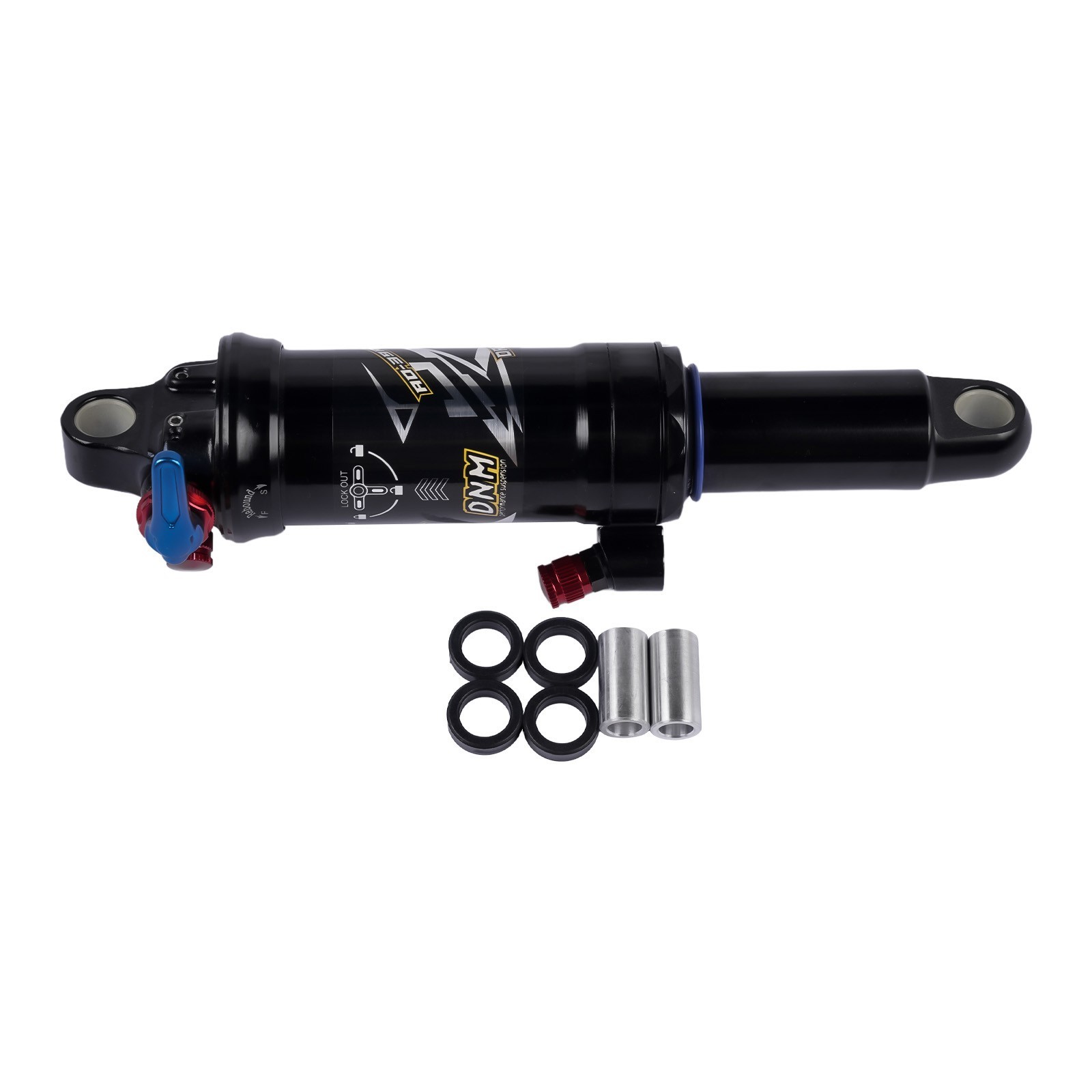 Mountain Bike Air Rear Shock Absorber 165/190/200mm With Lockout for MTB/CITY