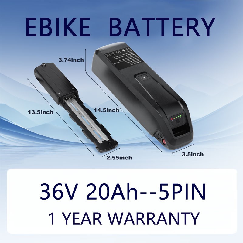 36V 20Ah Hailong Ebike Battery for 200W-1200W Electric Bike Lithium Battery 5PIN