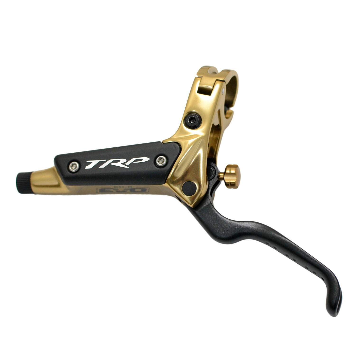 TRP DH-R EVO HD-M846 Hydraulic Disc Brake Set 4-Piston Caliper (F+R) , Gold