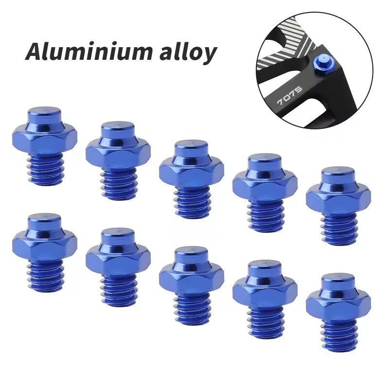 10pcs Pedal Bolts M4 Pedal Screws Aluminum Alloy Anti-skid Pedal Pin Bike Parts