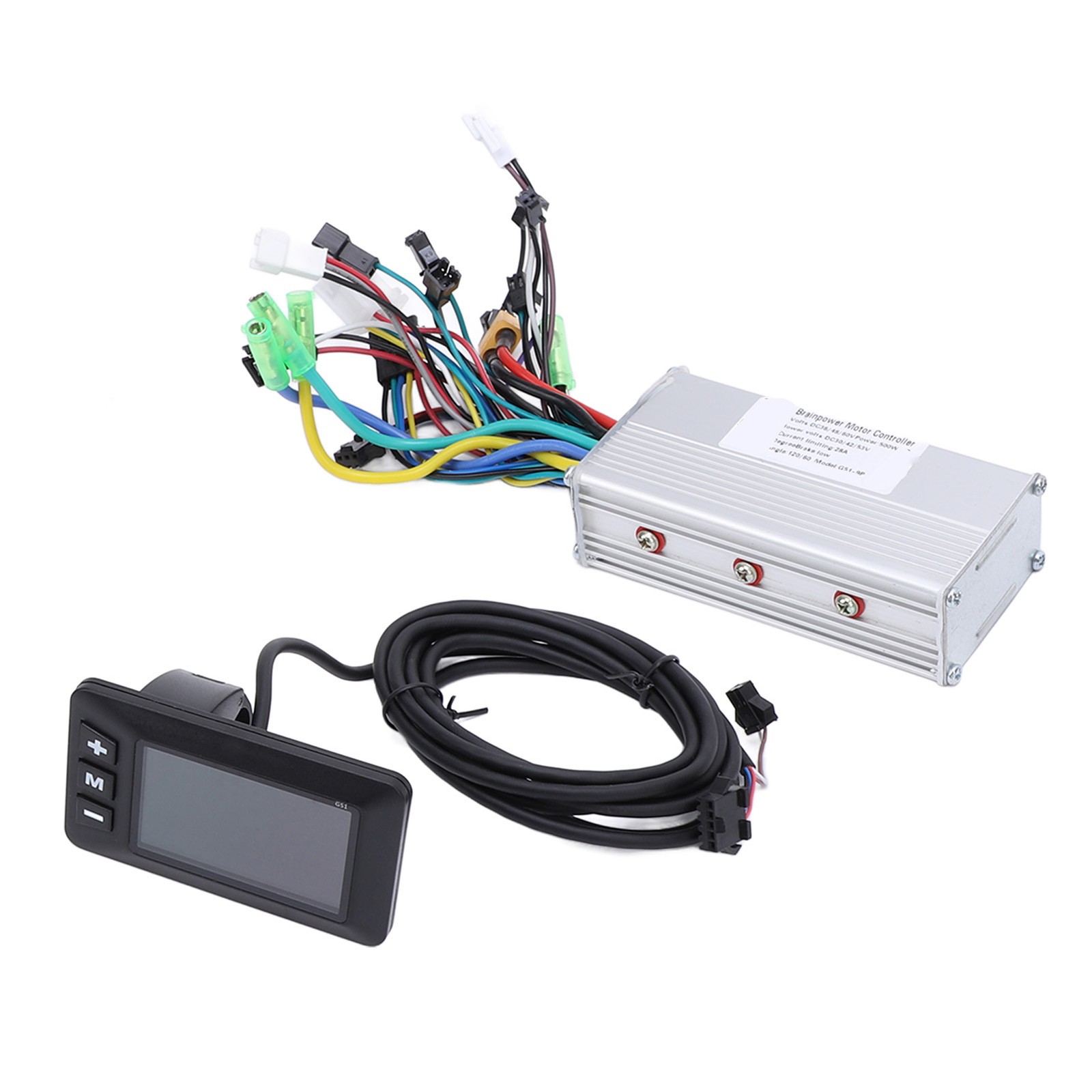 36V 48V 60V 500W 28A Sine Wave 3 Mode 5530 Brushless Controller G51 LCD Dis CDJK