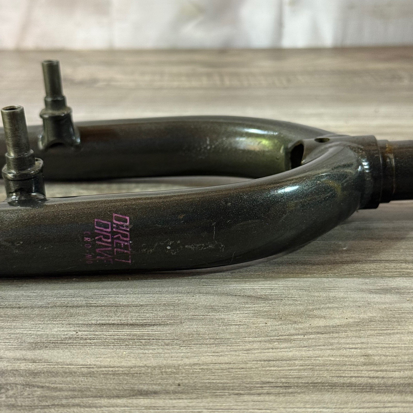 90s Specialized Direct Drive MTB Fork 1-Inch Threaded 26 123 Dark Gray