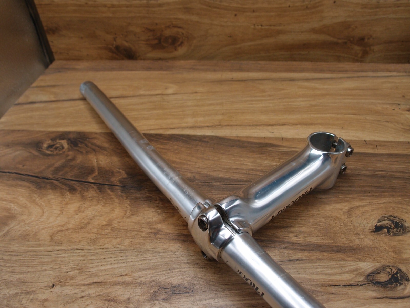 90’s MTB flat handlebar Procfraft alloy + ahead stem Procraft 1 1/8 in