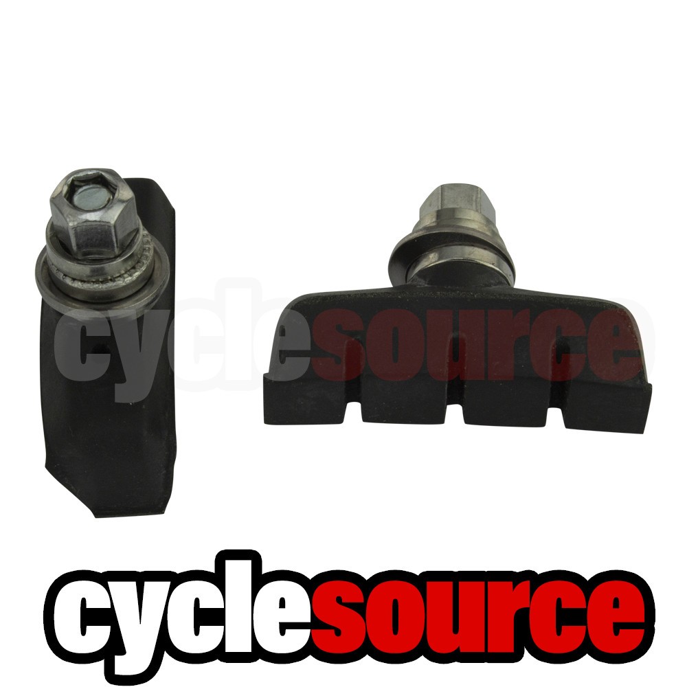 ENIX Bike Bicycle 50mm Brake Shoes W/Screw Black