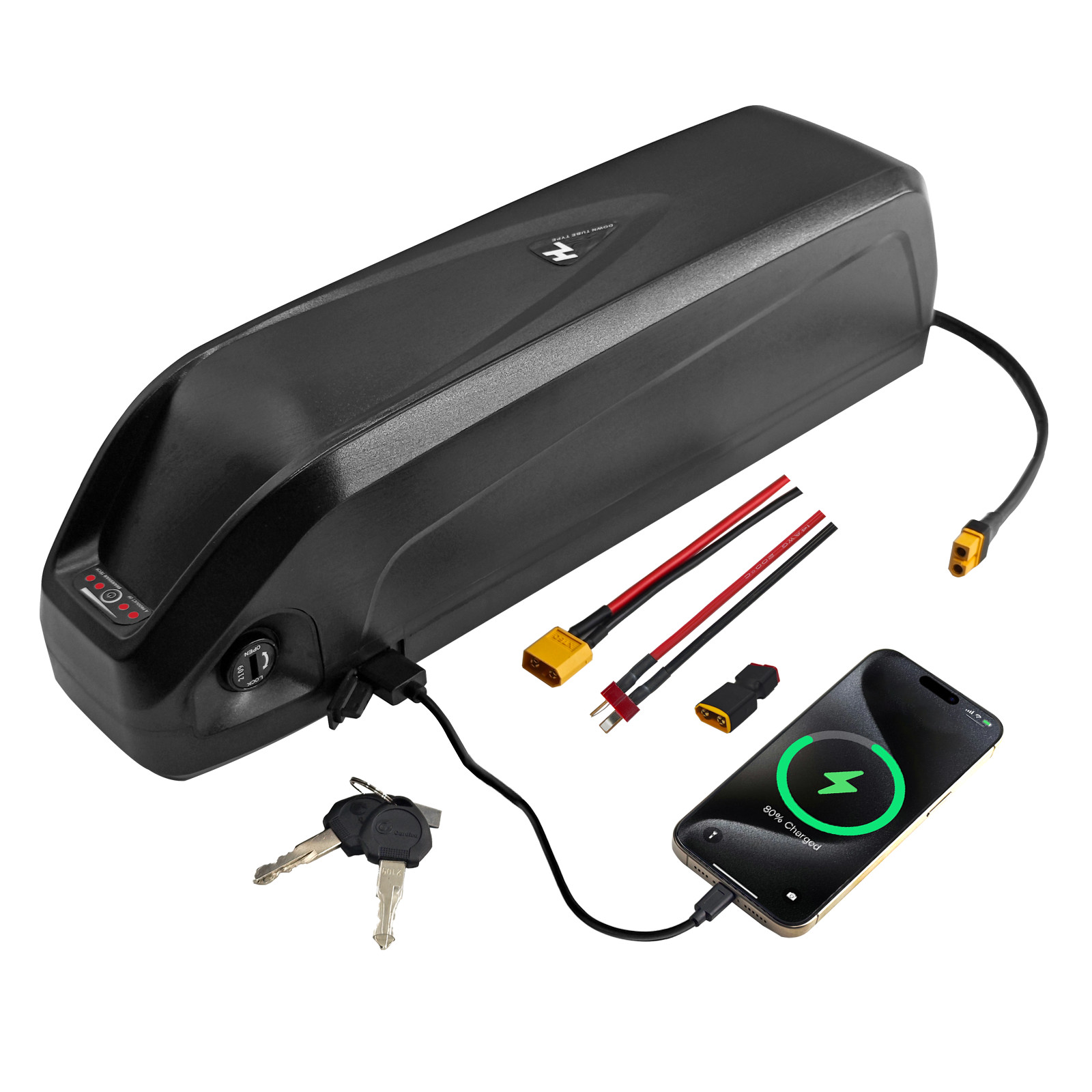 48 Volt 20Ah Battery 10Ah 16Ah Lithium Battery 48V, 5-Pin Connector