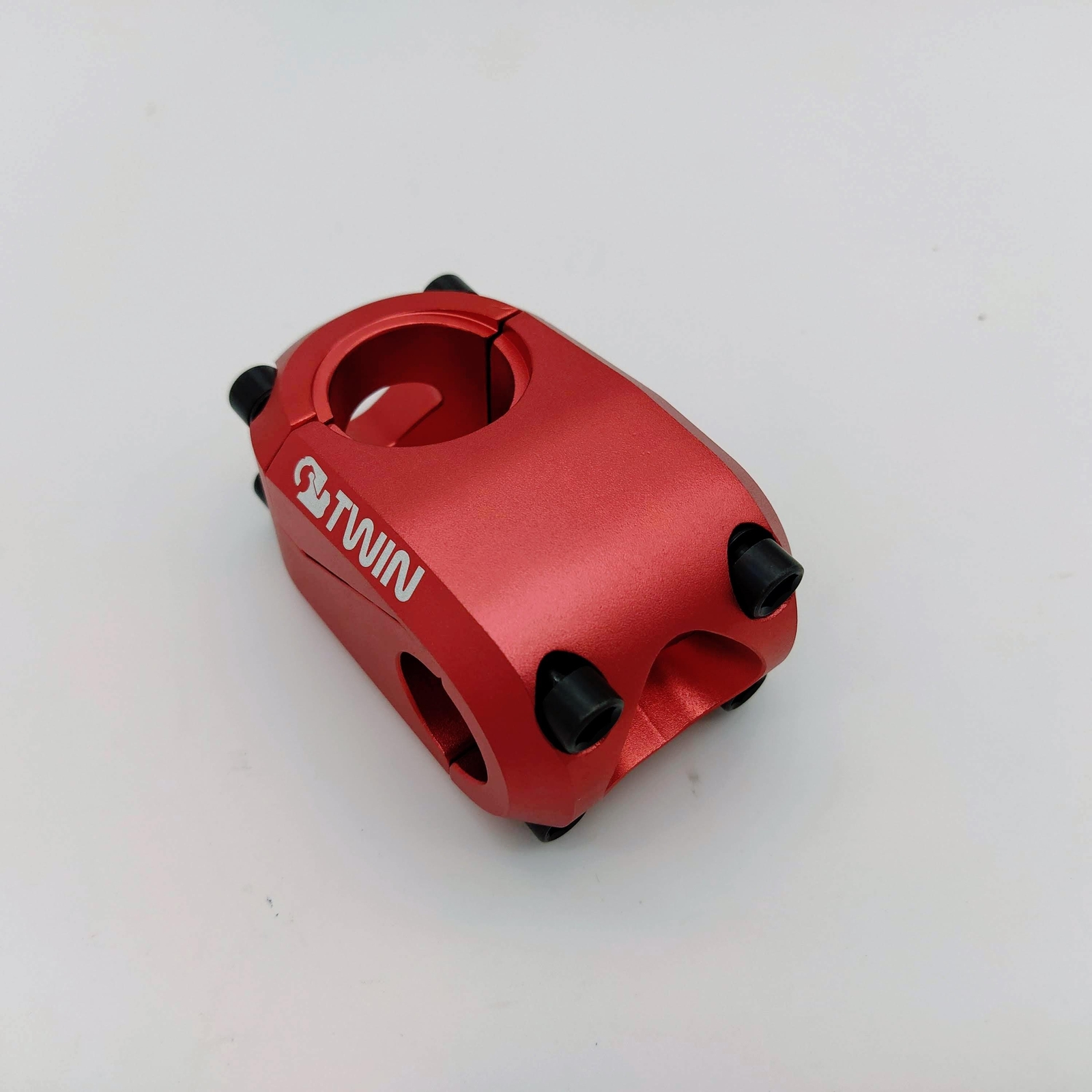 TWIN DRIVE FULL CNC Machined BMX BIKE STEM22.2MMX53MMX1-1/8 ” Red