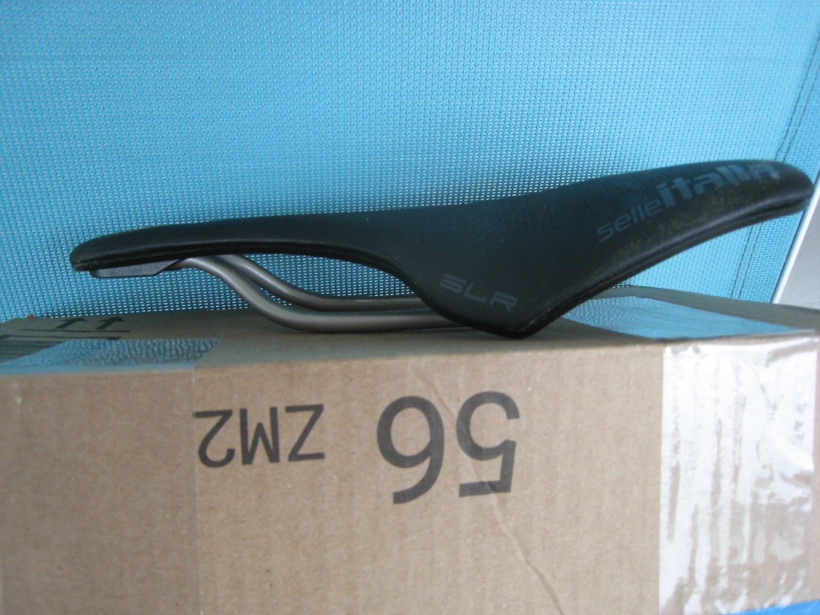 Selle Italia SLR Boost Superflow 130mm 7x7mm Ti 316 Rails Bike Saddle