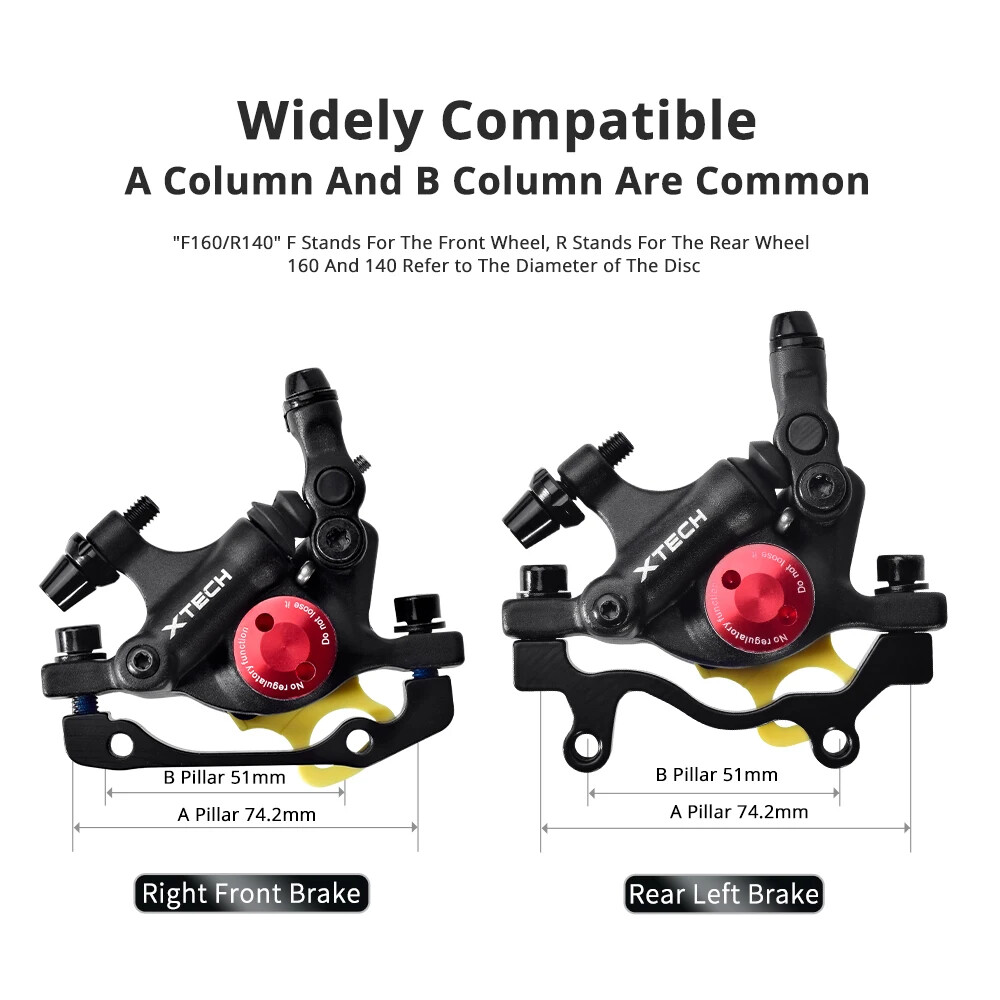 MTB Bike Hydraulic Disc Brake Calipers Front Rear G3 Rotors 120/140/160/180MM