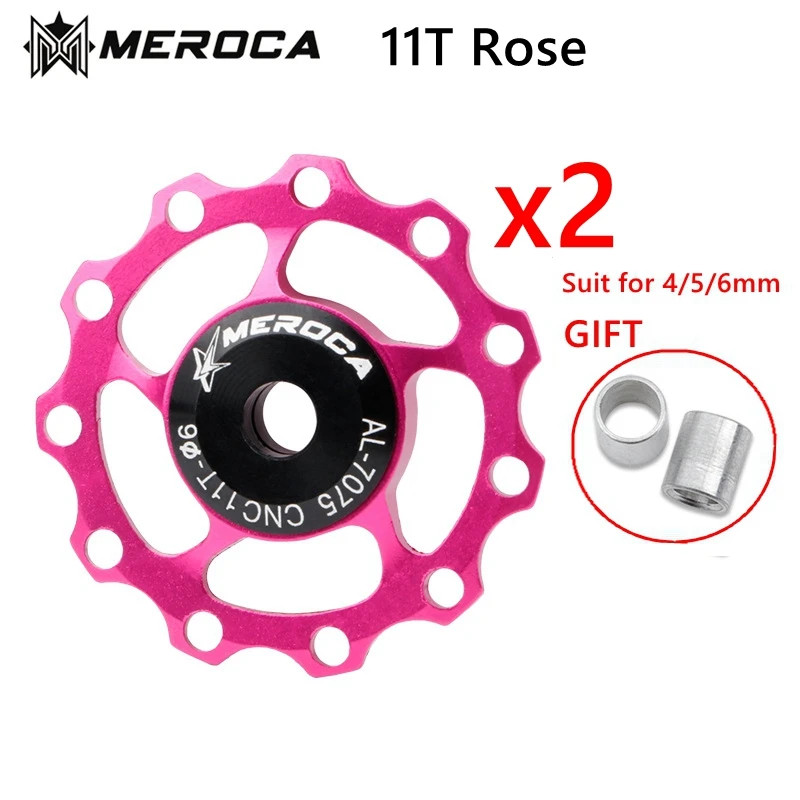 2PCS Bike Derailleur Jockey Wheels 11T/13T for Shimano SRAM 8-11 Speed MTB Road