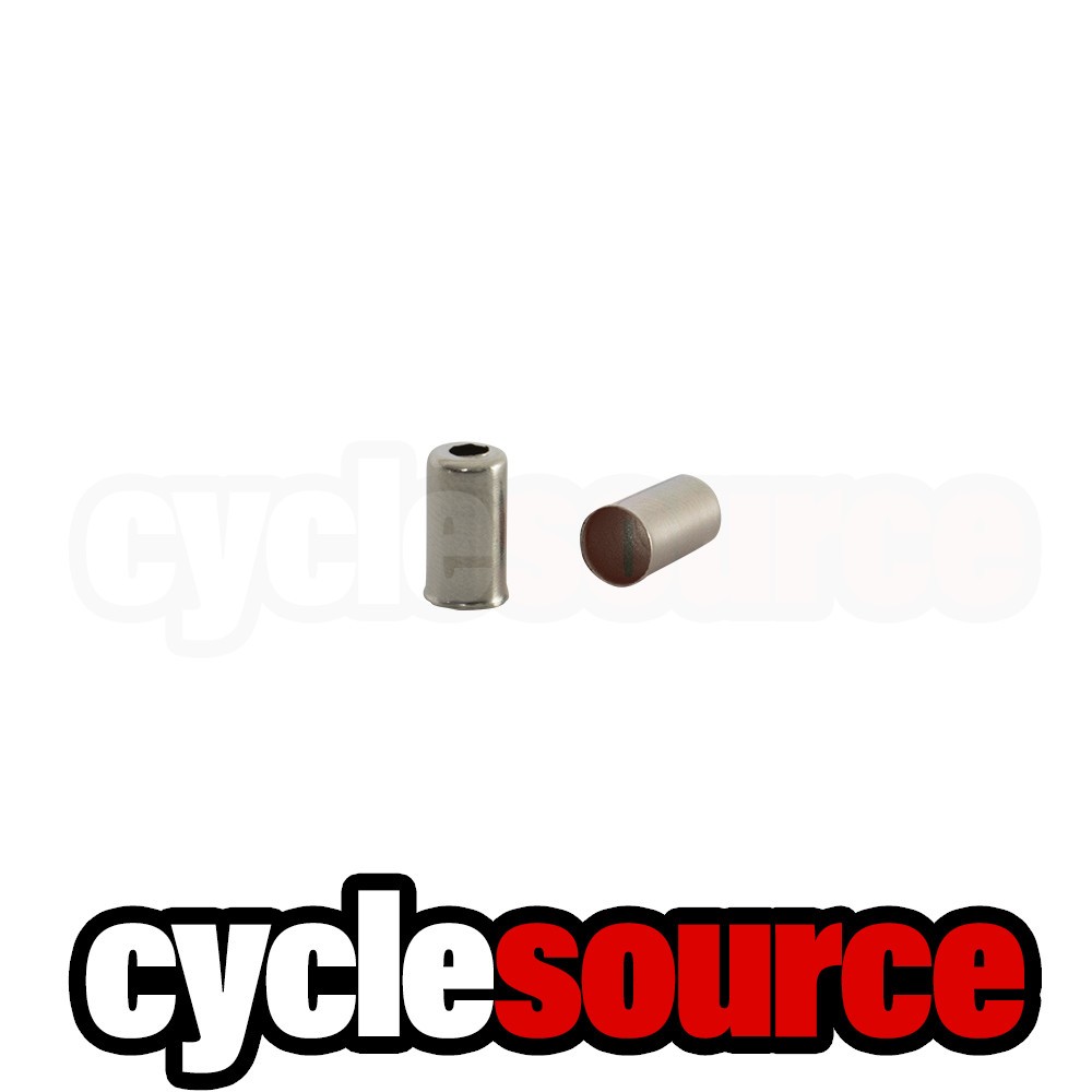 ENIX Bike Bicycle Brake Cable Housing Ferrule 5mm Chrome 100PC/PACK