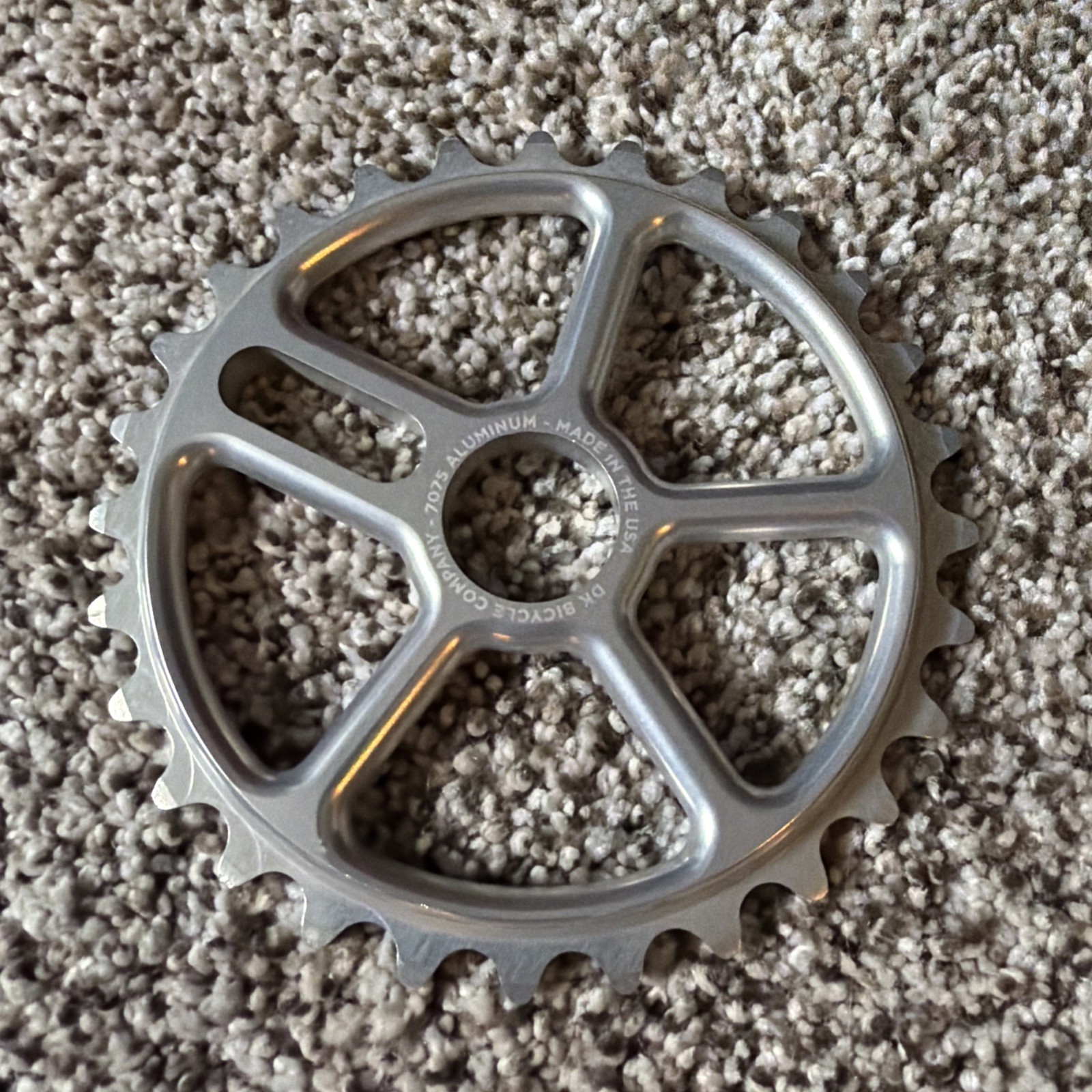 DK Kahn BMX Bikes Sprocket 28T Chain Wheel, Silver