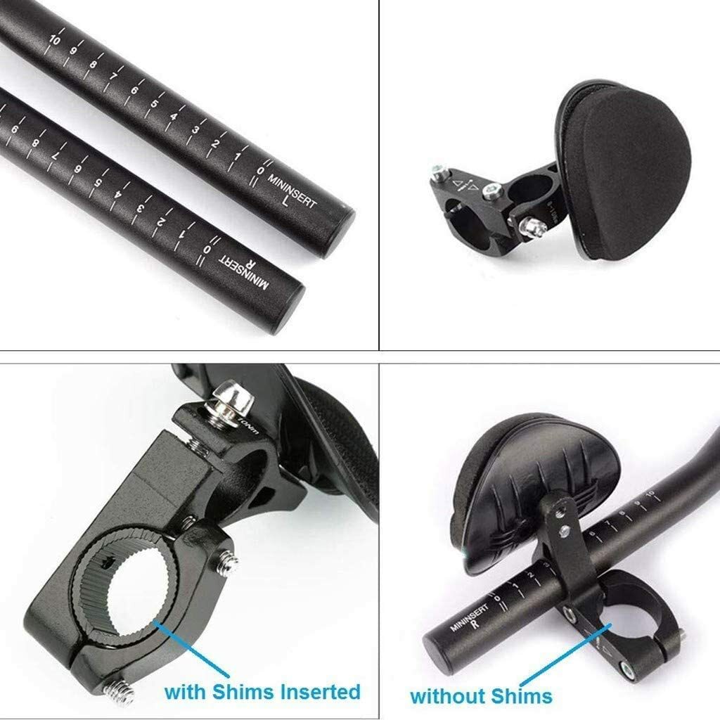 Bike Rest Handlebar Bicycle Aluminum Alloy Aero Bars Armrest for Mountain Road