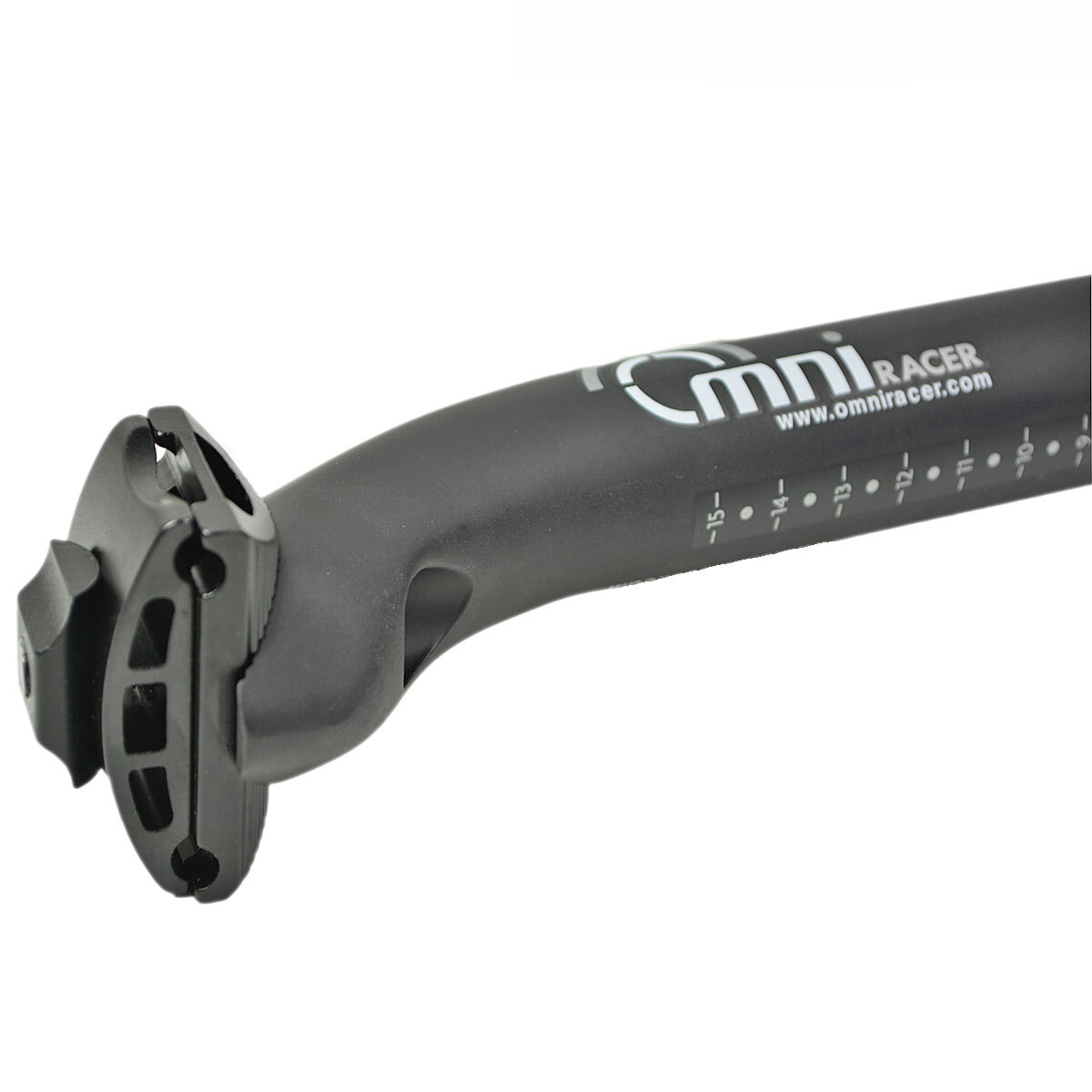 OMNI Racer WORLDS LIGHTEST Carbon Fiber Setback Seatpost 149g: 27.2x250mm Matte