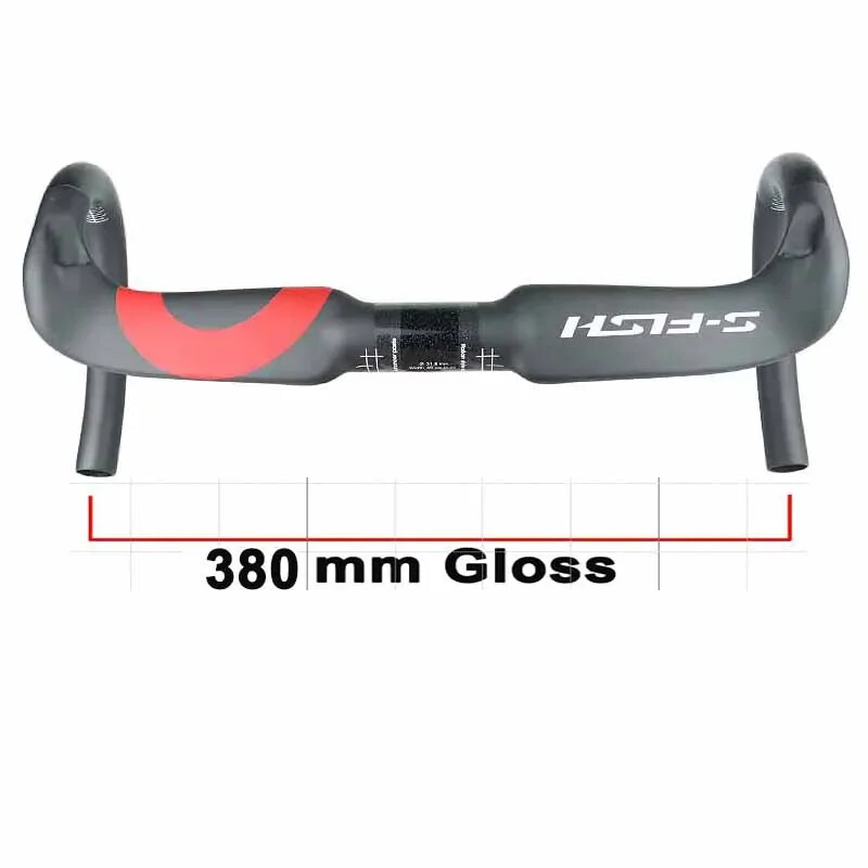 Full Carbon Fiber Road Bike Handlebar Matt/Gloss 31.8*380/400/420/440mm