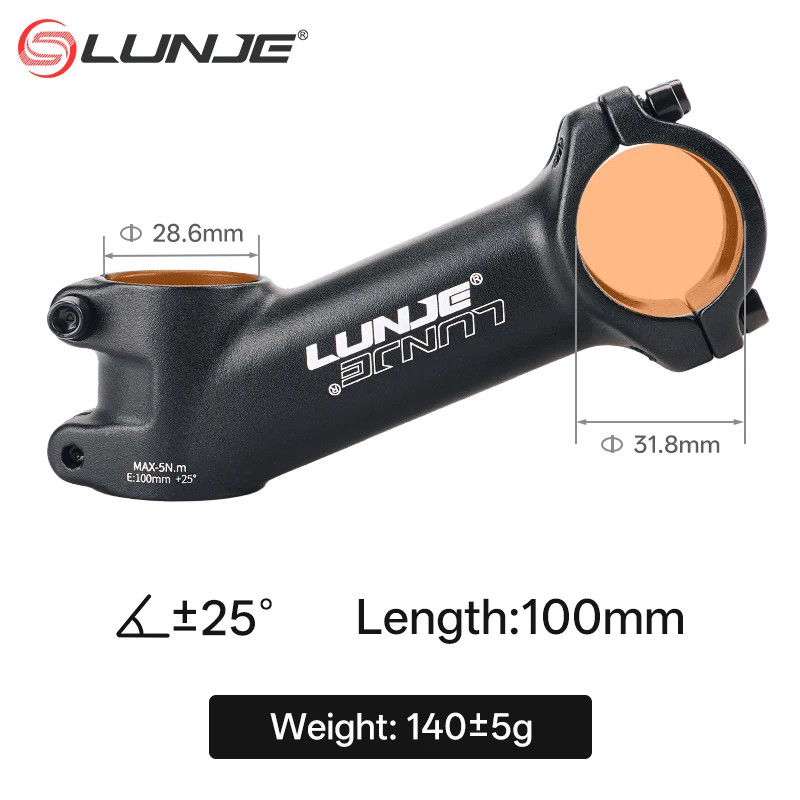 Ultralight Bike Power 60/70/80/90/100/110MM MTB Bike Stem 10/17/25/35 Degrees Mo