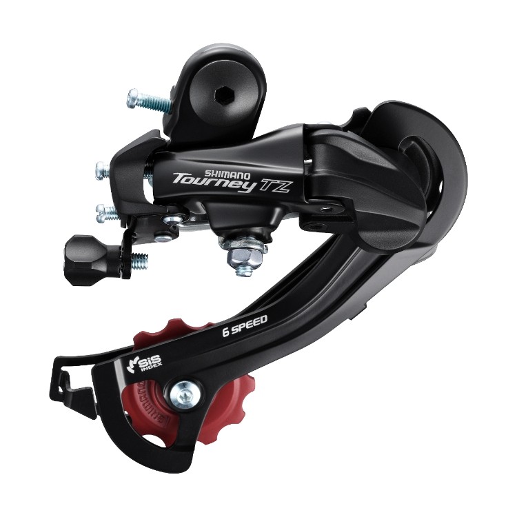 Shimano RD-TZ500-GS 6-Speed Rear Derailleur Standard & Direct Mount MTB Black