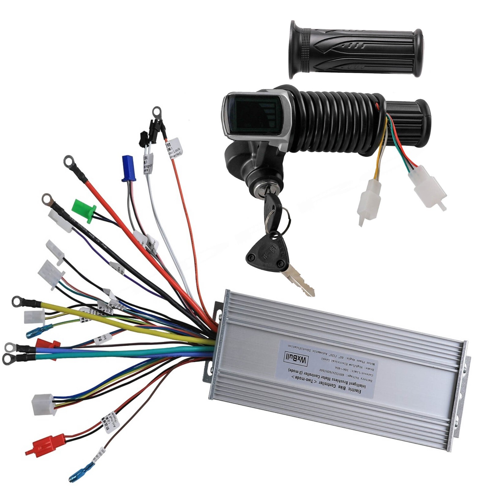 1000W-1800W 48V-64V Brushless Motor Controller Throttle E Bike Electric Scooter