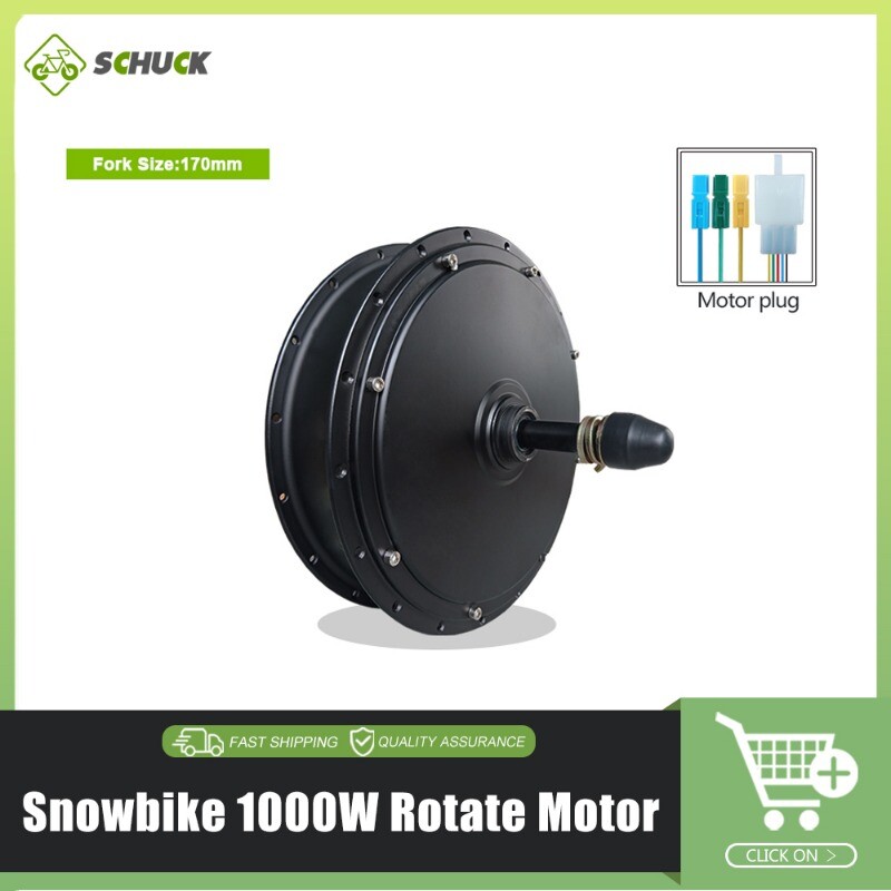 Snow E-bike 36V 48V 72V 500W 1000W 1500W 3000W Brushless Gearless Motor Wheel
