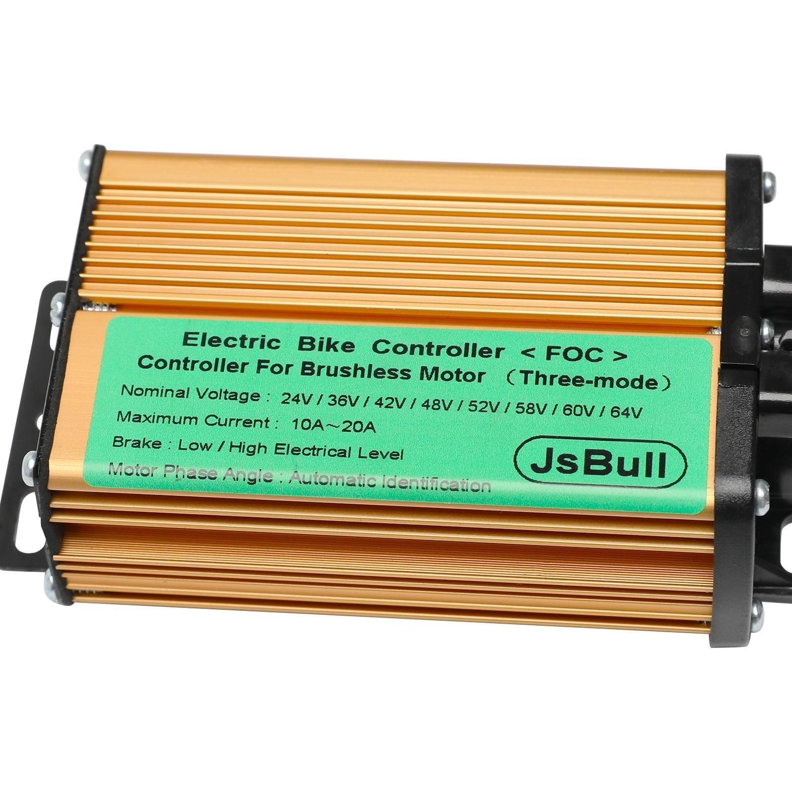 24V-84V 72V 150W-500W Brushless Motor Controller Kit Electric Scooter Dirt Bike
