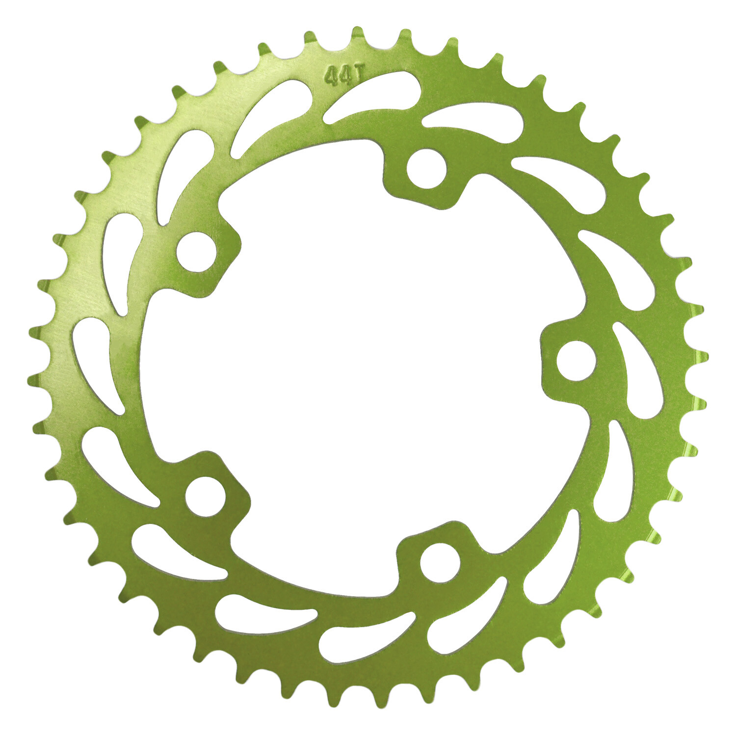 WFS Helix Chainring 44T 1/8″ 110mm Old School BMX Single Speed Fixie ,Green