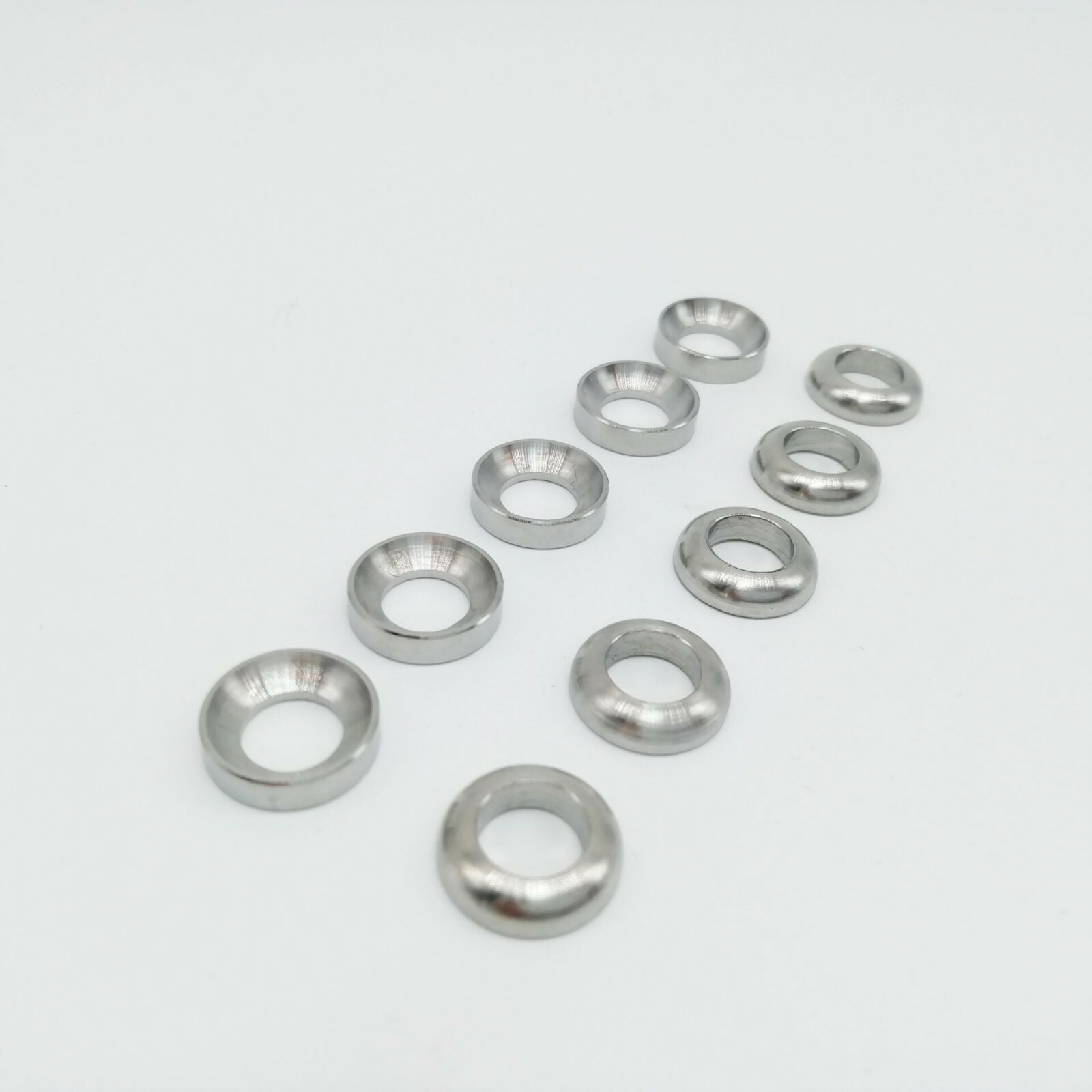 Titanium Washer M6 Concave Convex Gasket Spacer For Bike Motorcycle Fastening